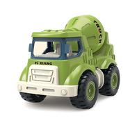 Generico Digger - Creative Inertia Car Toy Construction Trucks | ABS Material with Stable Coasting Function, Yellow Excavator Blue Dump Truck Red Crane Green Mixer, Fun Vehicle Toys