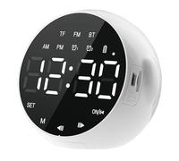 Generico Digital Alarm Clock | LED Display Loud Sound Rechargeable Smart - Electric Double Alarm Bedside Clock - for Adult s Heavy Sleepers Seniors Sleep Home Living Room Study Office