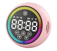 Generico Digital Alarm Clock Led - Portable Loud Sound Desk Clock, Large Display Time Alarm System | Multifunction Bedside Office Kitchen Bathroom Shelf Home Hotel Travel Dorm Kids Teens Adults