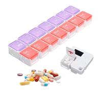 Generico Digital Pill Box Pill - Digital Organizer Reminder Box | Smart Pill Organizer With Alarm - For Supplements, Medicines, And Fish Oil