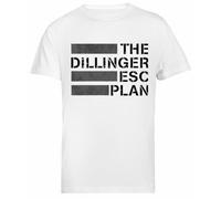 Generico Dillinger Escape Plan T-Shirt Bianca da Uomo A Manica Corta Regolare