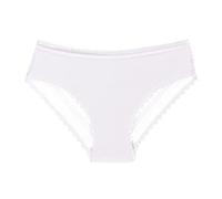 Generico Dimagrire Pancia Piatta Mutandine da Donna a Vita Bassa in Rete a Vita Bassa in Cotone Tinta Unita Modellante Contenitivo (White, M)