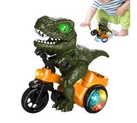 Generico Dino Cars Three Wheels - Stunt Toys Vehicles With Light And Music | |Durable ABS & Dynamic Action - Stunt Toys Vehicles With Light - Dino Cars Three Wheels - Music Interactive Toy