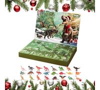 Generico Dinosaur 2025 - 24-Day Countdown Box | Christmas Cartoon Dinosaurs Design | Luminous for Boys And Girls | Perfect Surprise for Lovers And Festive Fun