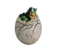 Generico Dinosaur Egg - Handcrafted Fidget Figurines - Easter Hatching Dinosaur Egg For Adults | Kids Girls Home Easter Party Indoor Birthday Desk Home School Play, 11x11x16cm