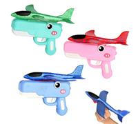 Generico Dinosaur Foam Glider Launcher Toy, Foam Glider Airplane Launcher Toy Dual Flight Modes, Fun Outdoor Flying Catapult Toy - Fun Birthday Gifts & Party Favors (3MIX)