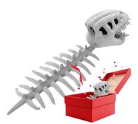 Generico Dinosaur Skeleton Plush Costume - Wearable Soft Headpiece Funny Toy | Dino Skull Hat Head for Kids Adults Party Cosplay Home Bedroom Halloween Dress Up Costume Accessory