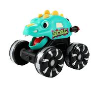 Generico Dinosaur Toy Car, Interactive Car Figurine with LED Light, Press-Driven Dinosaur Truck for Boys Girls Kids Birthday Christmas Parties