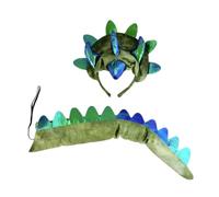 Generico Dinosaurier Stirnband und Schwanz Set Kinder Halloween Kostüm