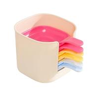 Generico Dipping Bowls, Small Bowls Sauce Plates Set, 6 Pieces Dishes Reusable Container with Stand, Compact Durable Design Easy Serving, Stackable Storage for Condiment, 9.2x12.5x8cm