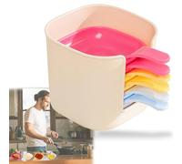 Generico Dipping Sauce Plate & Holder Set, Multifunctional Dipping Sauce Holder, Can Be Used As Dip, Snack, Dessert, Fruit, Seasoning, Side Dish, Etc (Multicolor)