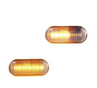 Generico Direzione 2X Dinamico Fumo Indicatori Direzione Laterali Indicatore LED Per VW Per Transporter Per Multivan T5 7E/7F/7J/7H 12/2007-2015 LuciFrecce(Clear Dynamic)