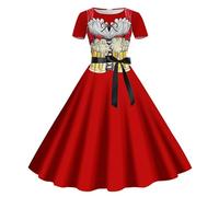 Generico Dirndl Da Donna Midi Vestito Medievale Costume Tradizionale Bavarese Abiti Per Le Signore Elegante Abito Festa Octoberfest E Vestiti Perfetto