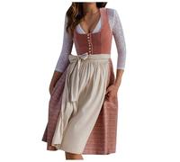 Generico Dirndl Signore 2025 Vestito Medievale Donna Da Sexy Costume Tradizionale Abiti Lunghi Abito Taverna Elegante E Perfetto