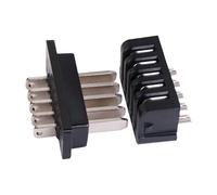 Generico Discharge Connector - ABS Material, 2x 5-Pin Male Female Battery Plug, Heavy Duty Power Connector | Replacement Battery Case Plug For Cycling Parts