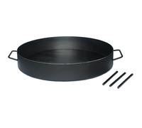 Genérico Disco Arado Paellera Argentina in acciaio al carbonio per cucinare Piatto Varie misure con gambe staccabili Nic Store BBQ (49 cm)