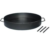 Genérico Disco Arado Paellera Argentina in acciaio al carbonio per cucinare Piatto Varie misure con gambe staccabili Nic Store BBQ (70cm)