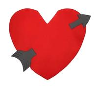 Generico Disfraz De Corazón Para San Valentín - Traje Romántico Rojo Divertido | Perfecto Para Parejas Cosplay Bar Evento Hombres Mujeres Adolescentes