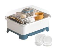 Generico Dish Drying Rack, Dish Drainer For Kitchen, Hygienic Nursing Bottle Holder, Bottle Drying Storage Box, Modernized Organization Plate Organizer Holder, Cutlery Drainer For Kitchen Counter