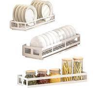 Generico Dish Drying Racks, Kitchen Drainer Rack, Wall Mounted Dish Drying Rack, Space-Saving，White