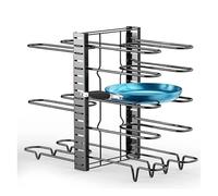 Generico dish rack, 8 ripiani for pentole e padelle, 3 metodi fai da te, armadietti regolabili, dispensa, pentole, coperchi, organizzazione della cucina ,for Kitchen