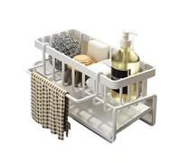 Generico dish rack, Mensola da cucina in acciaio al carbonio for riporre stracci, drenaggio, lavello for spezie, scolapiatti, accessori ,for Kitchen(WHITE)