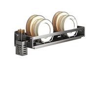 Generico dish rack, Mensola For Asciugatura Piatti Da Cucina, Scolapiatti Parete, Multifunzione, Bacchette, Cucchiai, Stoviglie ,for Kitchen(B-Chopstick)