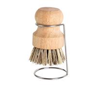 Generico dishbrush| Bristles Scrubber Cleaner With Wooden Handle And Drain Rack - dishBrush,for Pans Cleaning Shower Bathroom The Kitchen dishScrubber brushFeatures Durable Bristles Designed To T