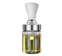 Genérico Dispenser di olio da cucina con pennello integrato - contenitore per olio da cucina con misuratore integrato | contenitore per condimenti da cucina per stoccaggio viaggio barbecue campeggio