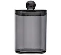 Genérico Dispenser di palline - Contenitore da bagno trasparente, scatola porta tamponi neri, organizer riutilizzabile | Pratico accessorio da bagno per casa, studio, ufficio, camera da letto