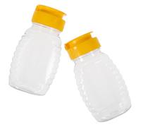 Generico Dispenser Marmellata in Plastico 105ml Tenuta, Facile da Vedere Contenuto, per Cucina e Condimenti, Confezione da 2 Pezzi Riutilizzabile