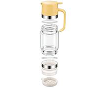 Generico Dispenser per miele in - Barattolo in, sciroppo d'acero Beccuccio antigoccia da 300 ml Base antiscivolo ermetica | Dispenser di liquidi rimovibile facile da pulire, bottiglia di sciroppo d