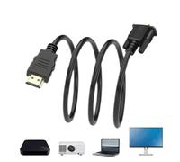 Generico Display Port To VGA Adapter Cable - HD To VGA Converter Cable -Anti-Interference Computer Accessories For PC Projector TV Monitor Desktop