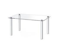 Genérico Display Risers - Acrylic Clear 4-Leg Organizer | Display Stand Risers For Decors, Jewelry Collectible Figurines Flower Pots Offices Kitchen Bedroom Living Room Desk Table Shelf And Others