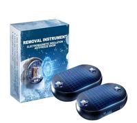 Generico Dispositivo Elettromagnetico Antigelo per la Rimozione della Neve per Auto, Riscaldatore Molecolare Cinetico Portatile, Rimozione della Neve con Onde Elettromagnetiche per Auto (2pcs)