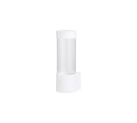 Generico Distributore bicchieri carta a parete plastica porta bicchieri | Distributore bicchieri carta, parete, plastica, porta bicchieri, organizer casa, senza foratura(White 1)