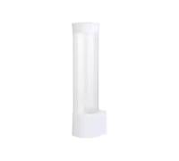 Generico Distributore bicchieri carta a parete plastica porta bicchieri | Distributore bicchieri carta, parete, plastica, porta bicchieri, organizer casa, senza foratura(White 2)