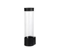 Generico Distributore bicchieri carta a parete plastica porta bicchieri | Distributore bicchieri carta, parete, plastica, porta bicchieri, organizer casa, senza foratura(Black 2)