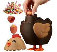 Generico Distributore Caramelle per Scrivania,Macchina per conservare cioccolato a forma di gallina che depone uova | Distributore di Snack,per feste, snack, bambini, ufficio, piano di lavoro