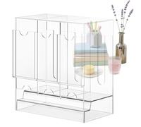 Generico Distributore Di Carte, Distributore Di Pacchetti Booster Con 3 Slot, Custodia Per Pacchetti Di Booster Acrilici Funzionali, Display 'organizzatore Per Lavoro, Trading, Gioco, Sport, Casa