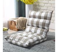 Generico Divano da Pavimento, Poltrona reclinabile da Pavimento, Pieghevole, Cuscino del Sedile con Schienale Regolabile in 5 Posizioni, Ideale per Leggere, Guardare Film, Videogiochi (Colo