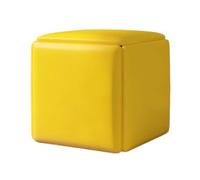 Generico Divano impilabile quadrato, sgabelli impilabili, panca ottomana quadrata, poggiapiedi con ruote, for soggiorno, camera da letto (35 x 35 cm)(Color 4,45x45cm)