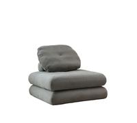 Generico Divano Mochi nordico Piccolo appartamento Camera da letto di casa Tatami Tessuto sfoderabile e lavabile Divano pigro pieghevole for la casa Forniture for la casa(Gery2 100x100x42cm)