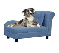 Generico Divano per Cani con Cuscino Blu 83x44x44 cm in Peluche,Blu,10.6kg,171104