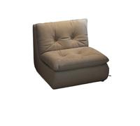 Generico Divano singolo pigro Semplice e moderno casa camera da letto piccolo divano balcone soggiorno for il tempo libero divano poltrona in velluto a coste(Light gray)