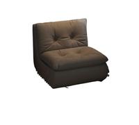 Generico Divano singolo pigro Semplice e moderno casa camera da letto piccolo divano balcone soggiorno for il tempo libero divano poltrona in velluto a coste(Dark gray)