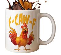 Generico Divertente del Gallo | 355ml in Ceramica del Gallo per Caffè | Bicchiere Per Bevande,Per Tè, Cioccolata Calda, Latte, Bevande, Amanti Dei Polli, Donne, Uomini, Ufficio, Casa,