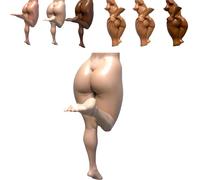 Generico Divertente gancio da parete con corpo umano, asciugamano sfacciato da 5 pollici e portachiavi, gancio da parete decorativo fatto a mano per l'ingresso del bagno (LEG-1)