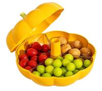 Generico Divided Serving Tray, Pumpkin Snack Bowl, Two Tier Serving Bowl