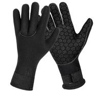 Generico Diving Gloves - Warm Anti-Slip Adjustable 3mm Snorkeling Gear | Multipurpose Surfing Mitts for Men Women, Paddling, Kayaking, Canoeing, Spearfishing, Skiing, Swimming, Reliable Hand Shield